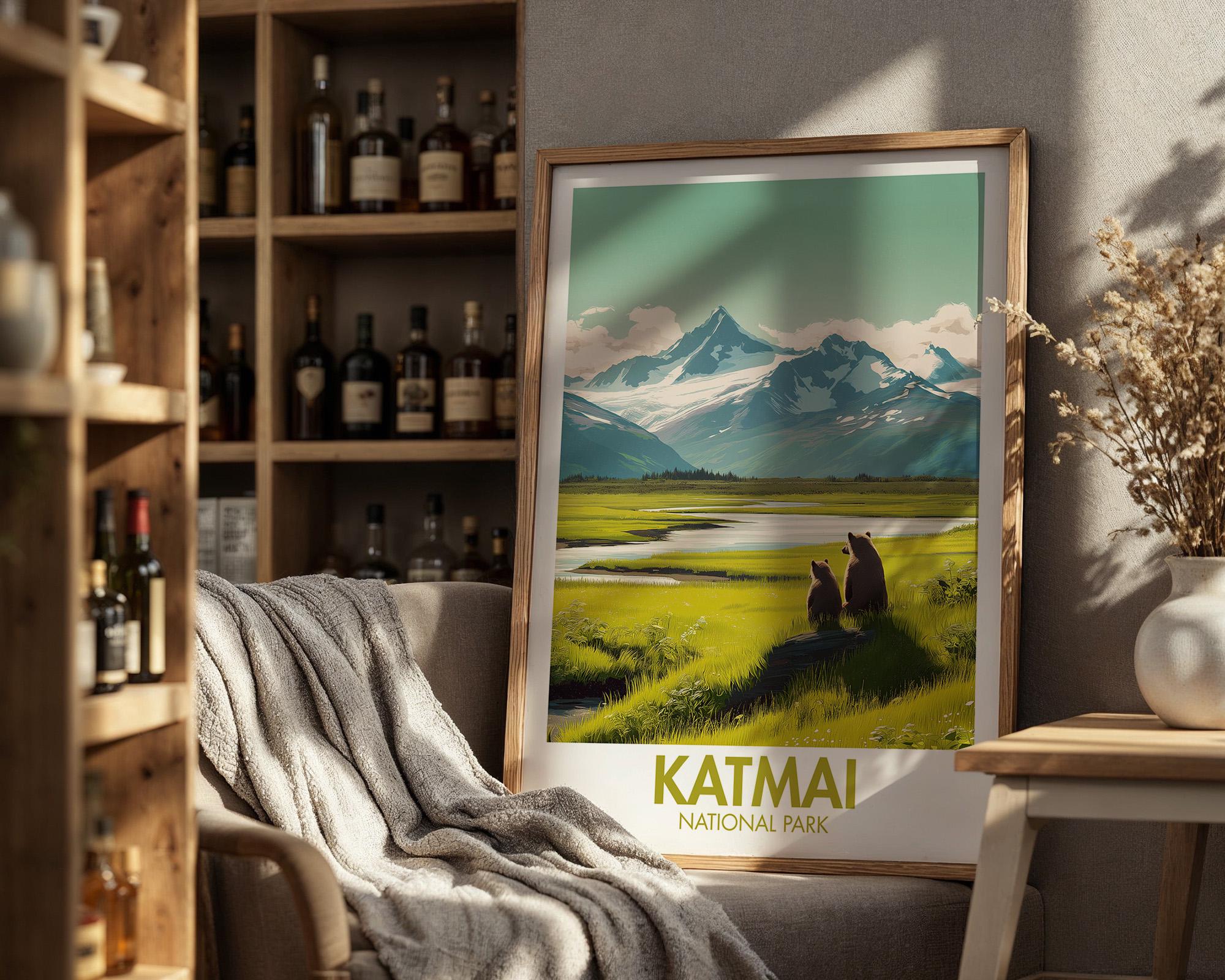Katmai National Park Poster
