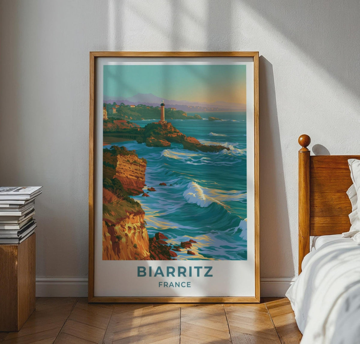 Biarritz Poster - WanderWall