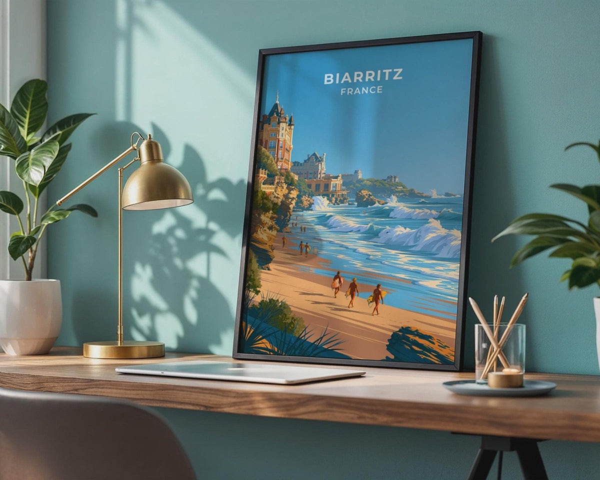 Biarritz Poster - WanderWall