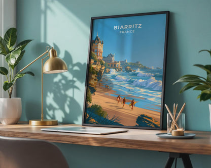 Biarritz Poster - WanderWall