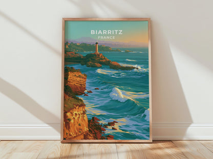 Biarritz Poster - WanderWall
