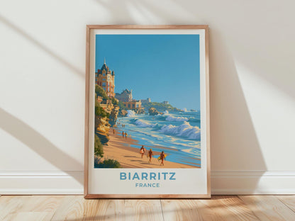 Biarritz Poster - WanderWall