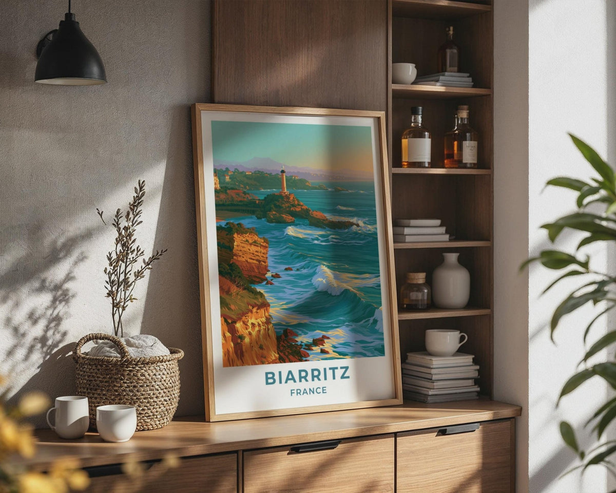Biarritz Poster - WanderWall