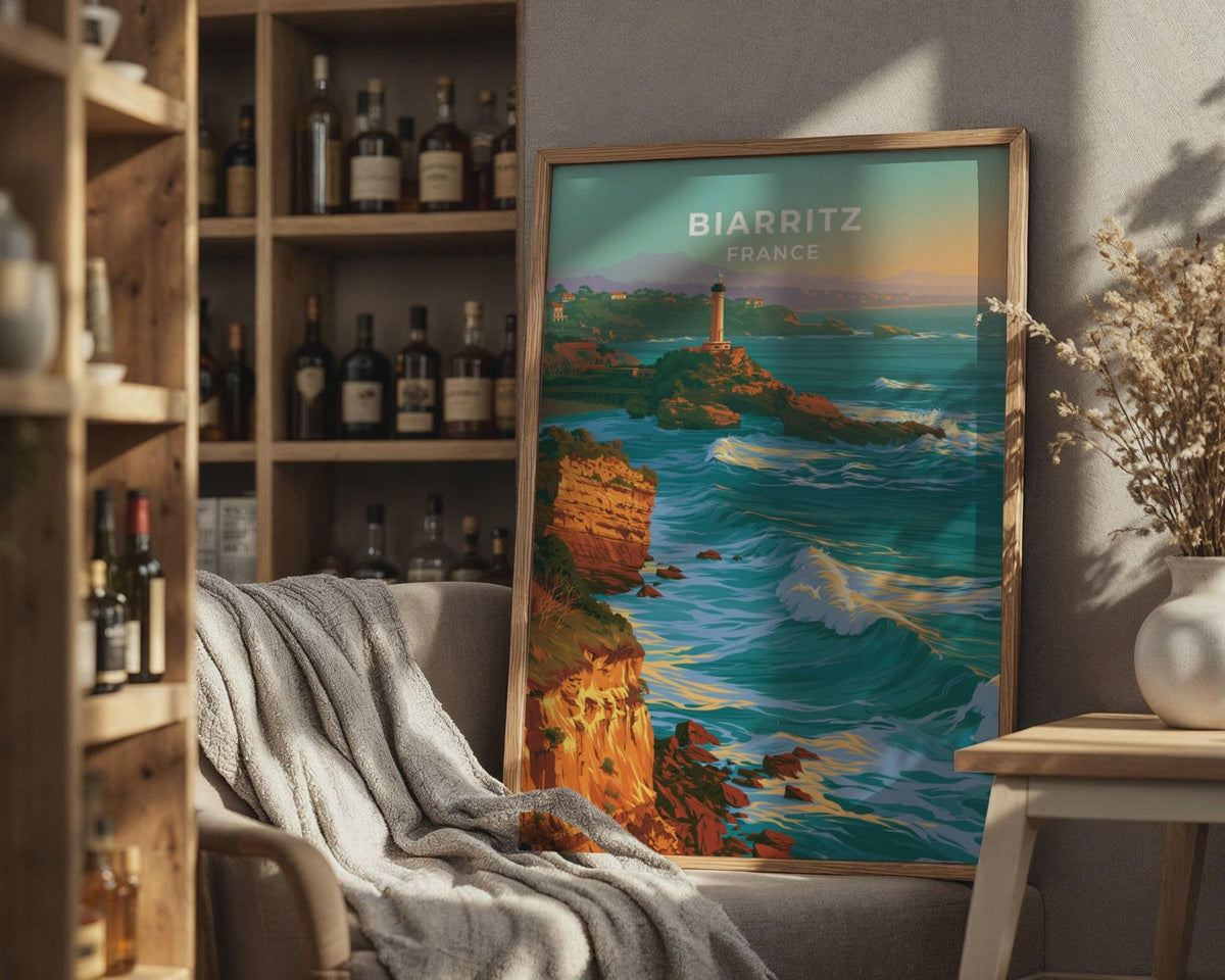 Biarritz Poster - WanderWall