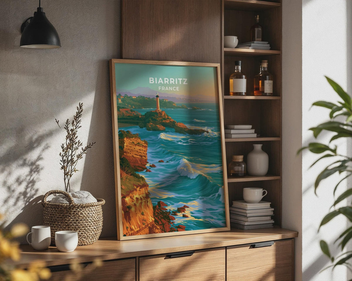 Biarritz Poster - WanderWall