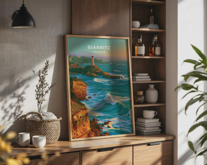 Biarritz Poster - WanderWall