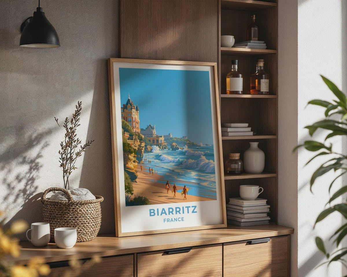 Biarritz Poster - WanderWall