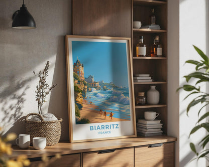 Biarritz Poster - WanderWall