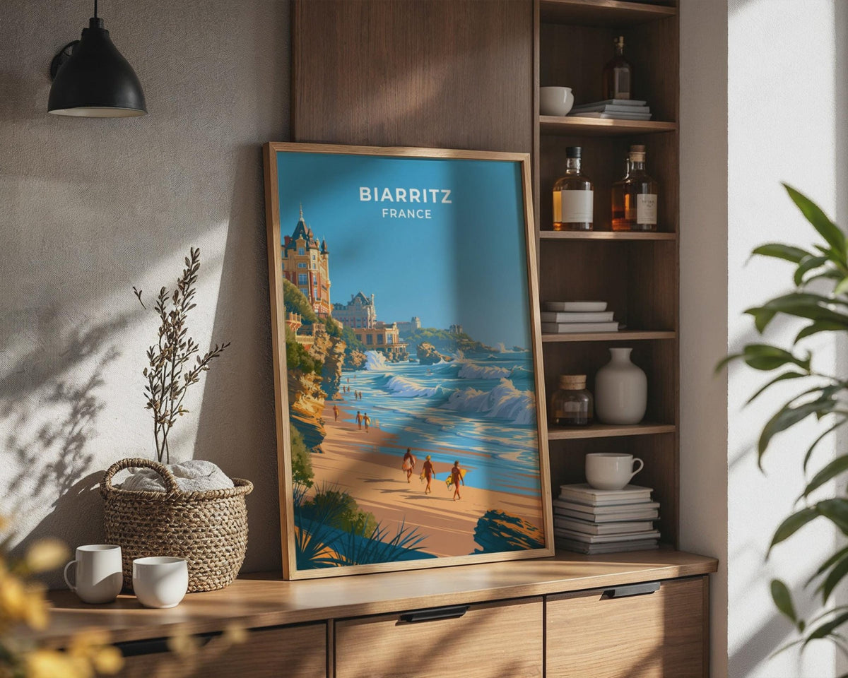 Biarritz Poster - WanderWall