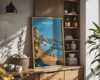 Biarritz Poster - WanderWall