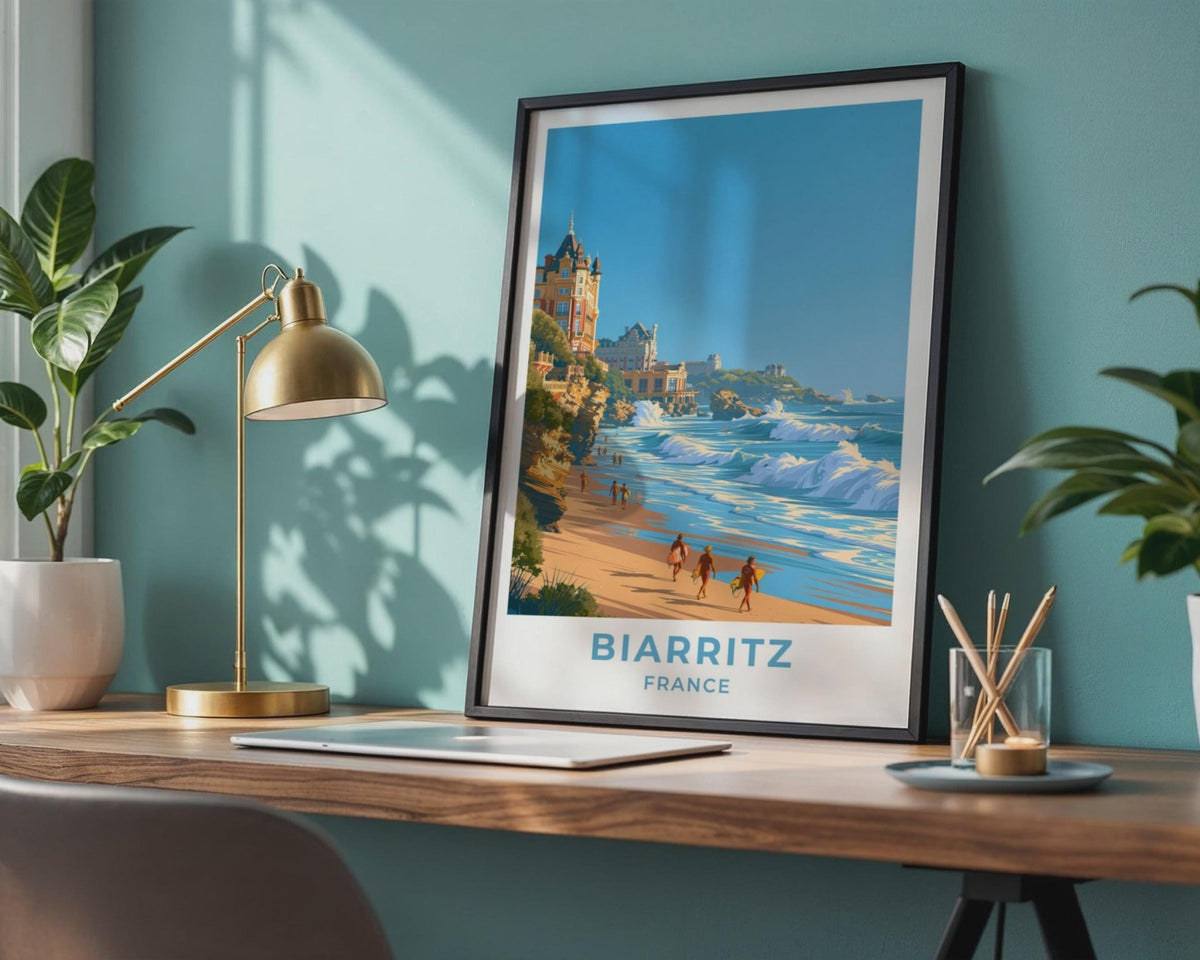 Biarritz Poster - WanderWall