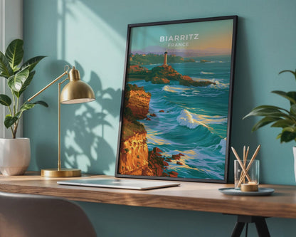 Biarritz Poster - WanderWall