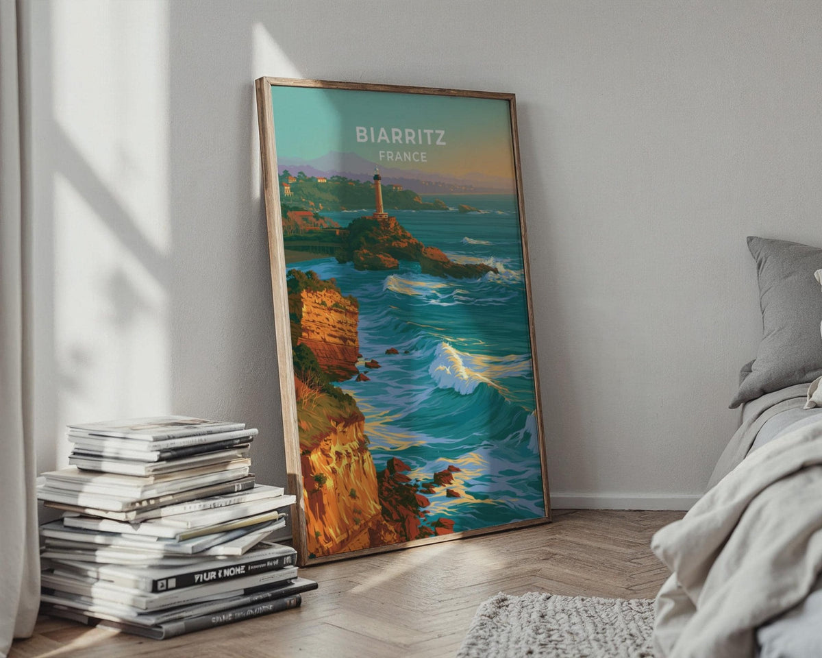 Biarritz Poster - WanderWall