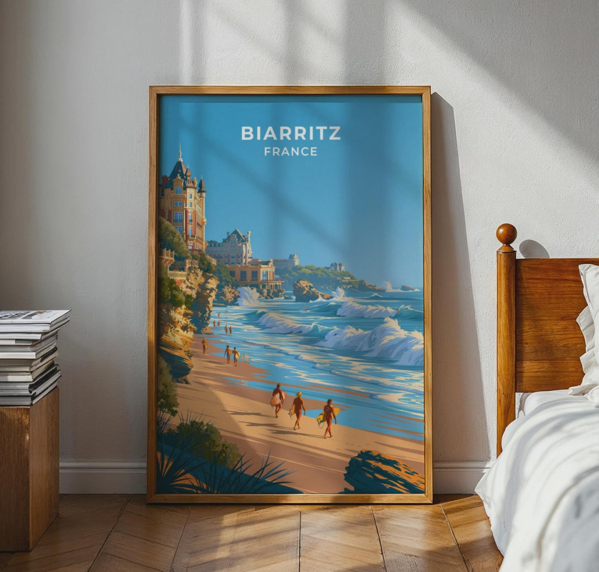 Biarritz Poster - WanderWall