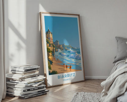 Biarritz Poster - WanderWall
