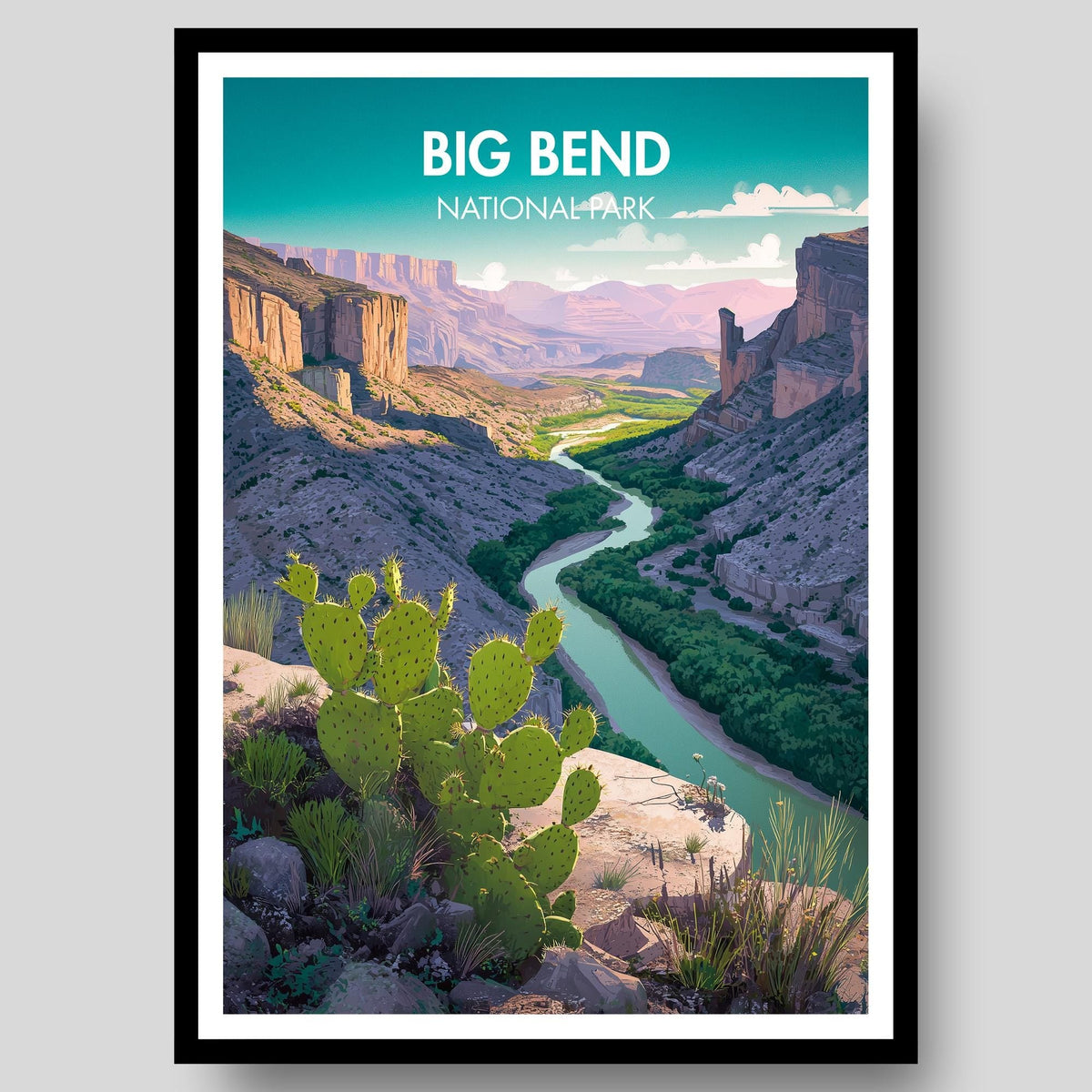 Big Bend National Park Poster - WanderWall