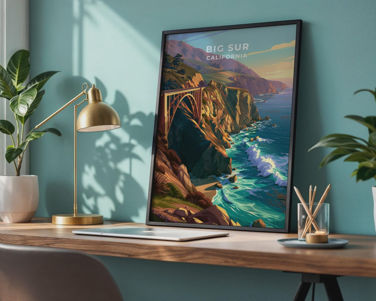 Big Sur Poster - WanderWall