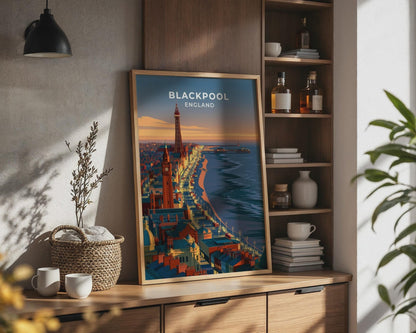 Blackpool Poster - WanderWall