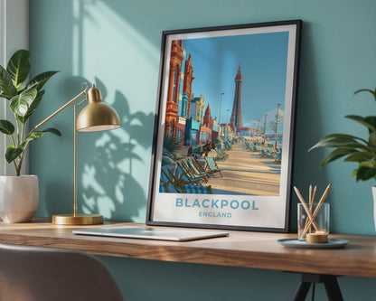 Blackpool Poster - WanderWall