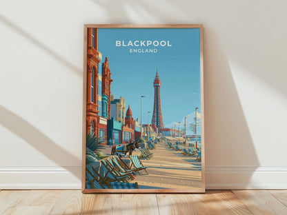 Blackpool Poster - WanderWall