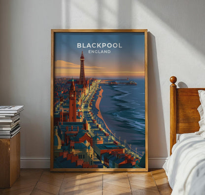 Blackpool Poster - WanderWall