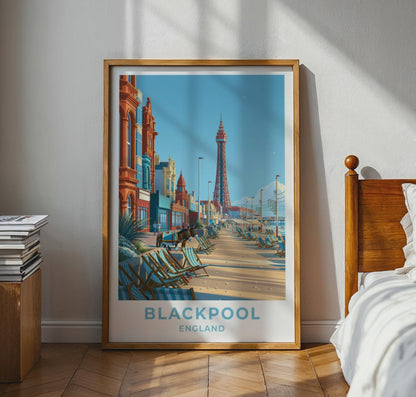 Blackpool Poster - WanderWall