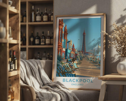 Blackpool Poster - WanderWall