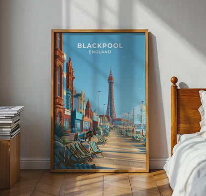 Blackpool Poster - WanderWall