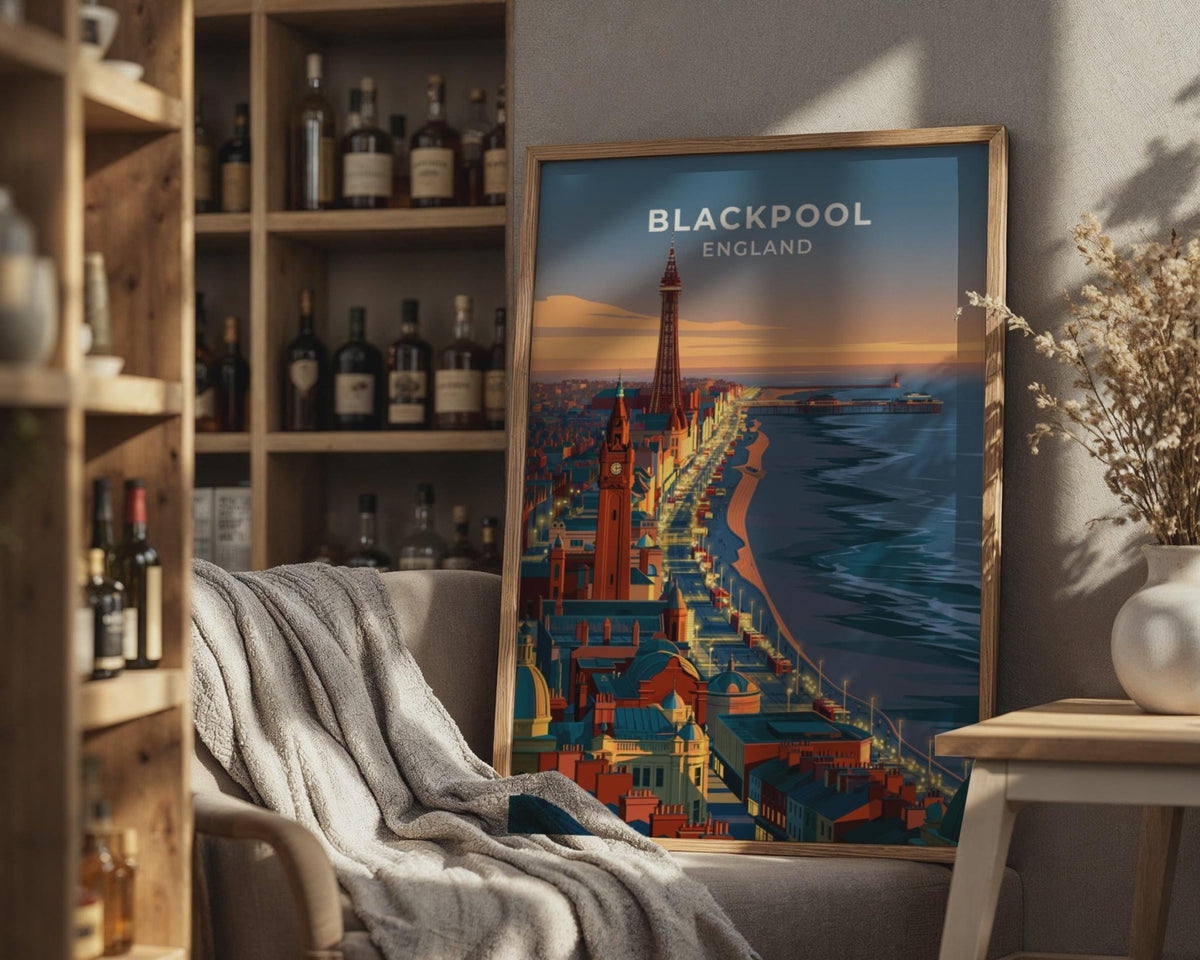 Blackpool Poster - WanderWall