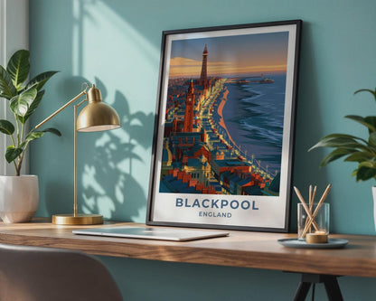Blackpool Poster - WanderWall