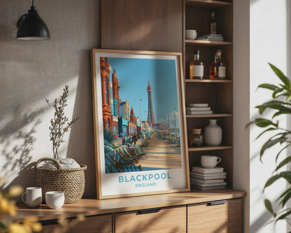 Blackpool Poster - WanderWall