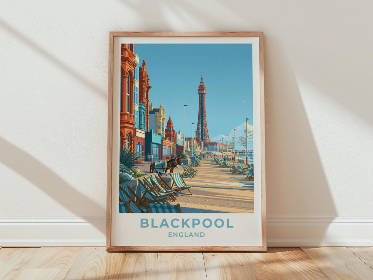 Blackpool Poster - WanderWall