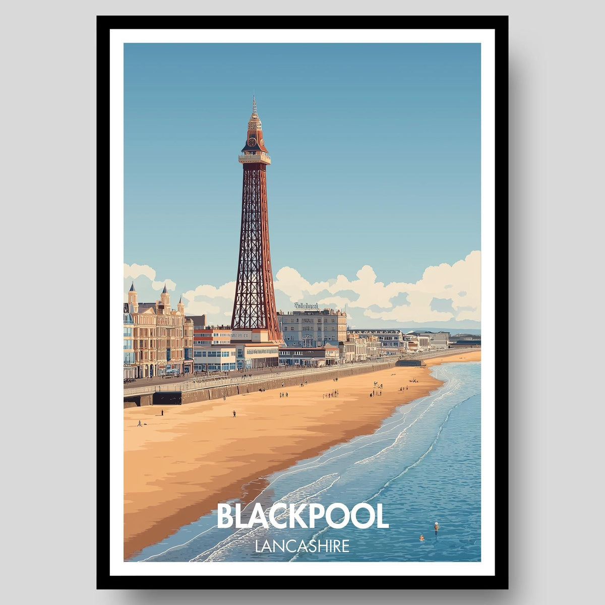 Blackpool Poster - WanderWall