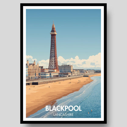 Blackpool Poster - WanderWall