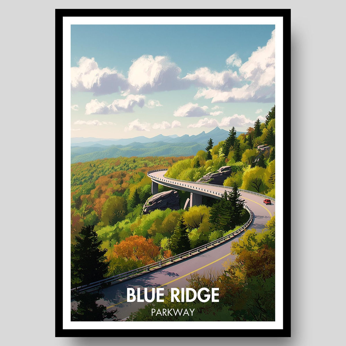 Blue Ridge Parkway Poster - WanderWall