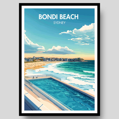 Bondi Beach Poster - WanderWall