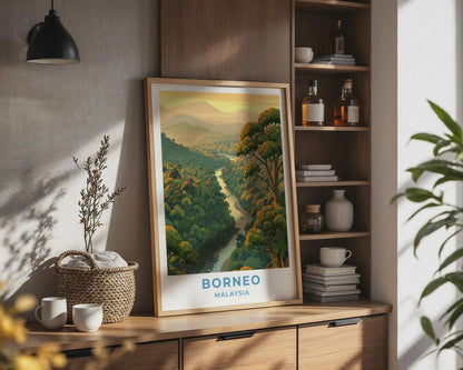 Borneo Poster - WanderWall
