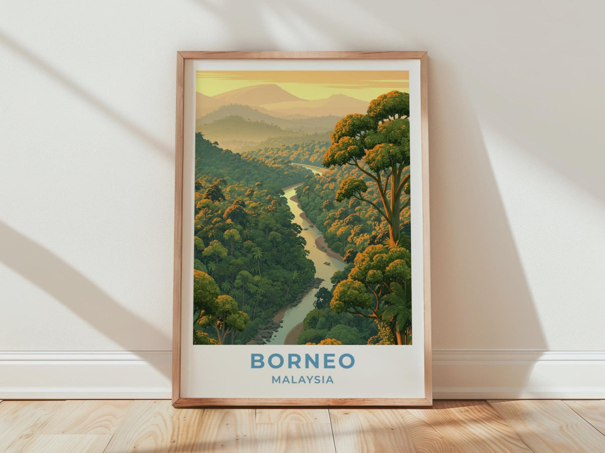 Borneo Poster - WanderWall