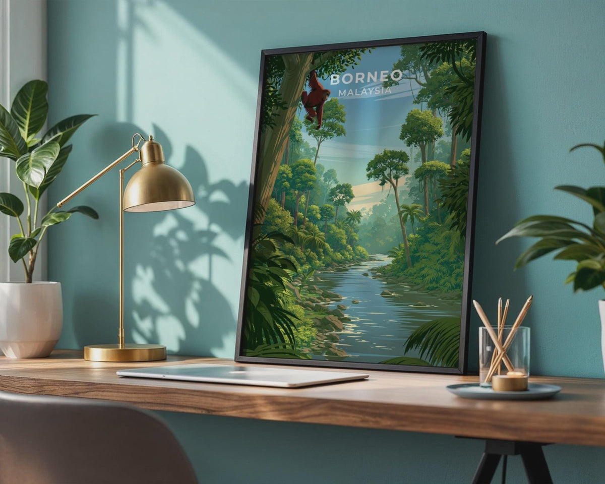 Borneo Poster - WanderWall