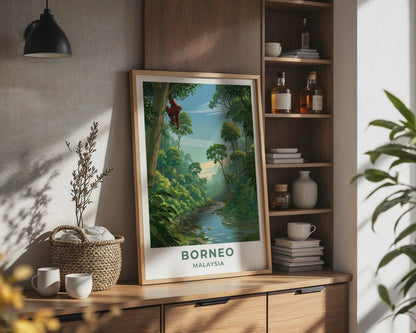 Borneo Poster - WanderWall