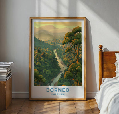 Borneo Poster - WanderWall