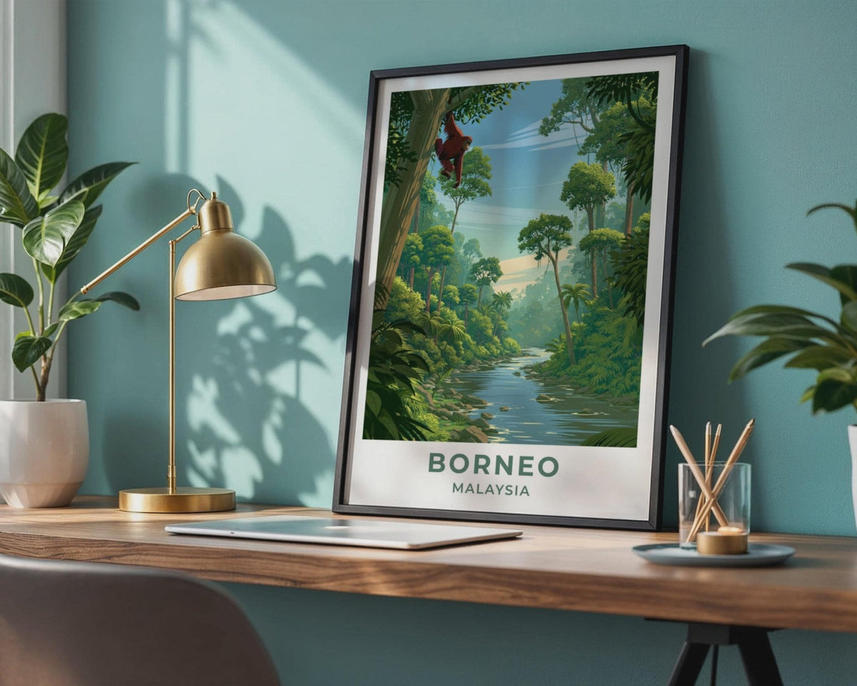 Borneo Poster - WanderWall