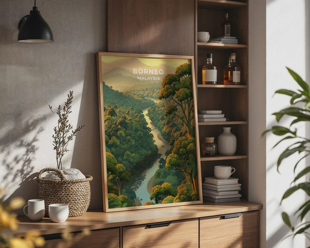 Borneo Poster - WanderWall
