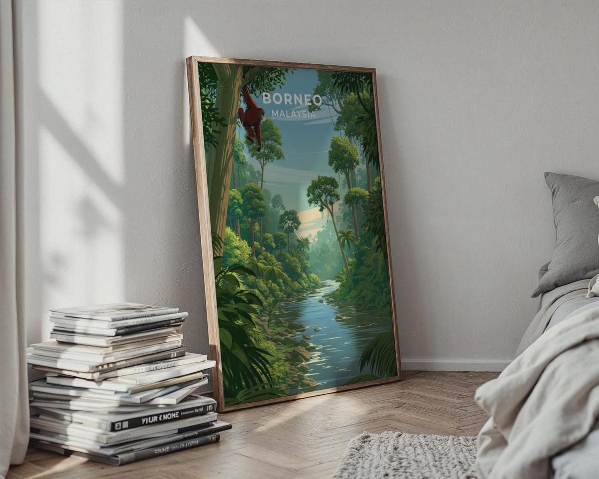 Borneo Poster - WanderWall