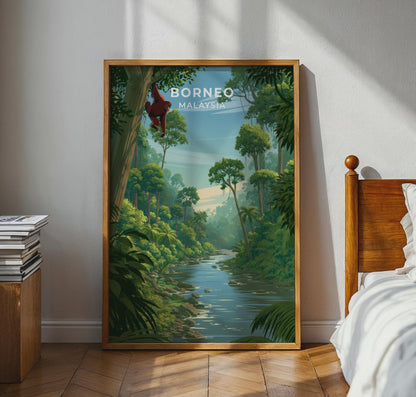 Borneo Poster - WanderWall