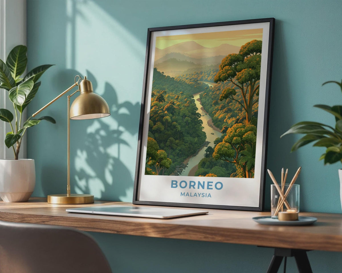Borneo Poster - WanderWall
