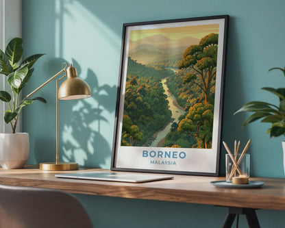 Borneo Poster - WanderWall