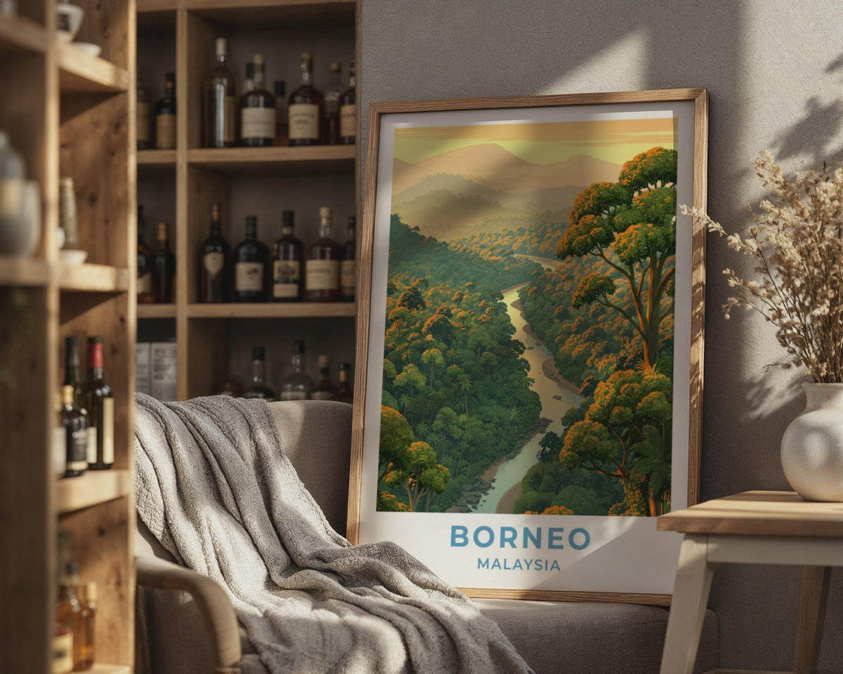 Borneo Poster - WanderWall