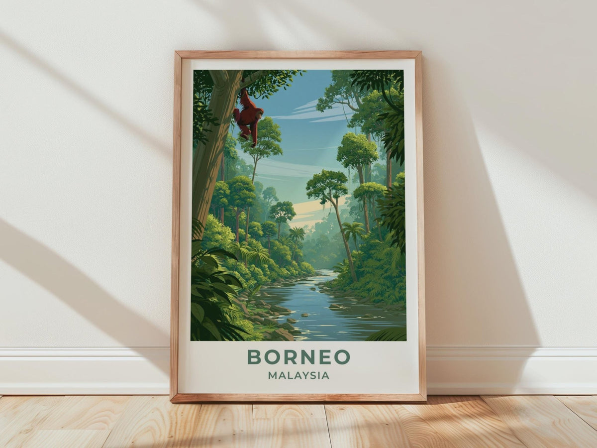 Borneo Poster - WanderWall
