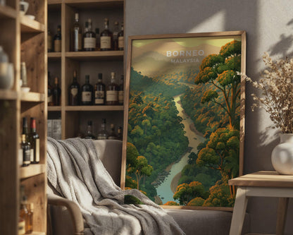 Borneo Poster - WanderWall